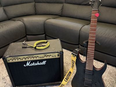 Ibanez RG6003FM Electric Guitar + Marshall G80R CD Amp – Complete Setup