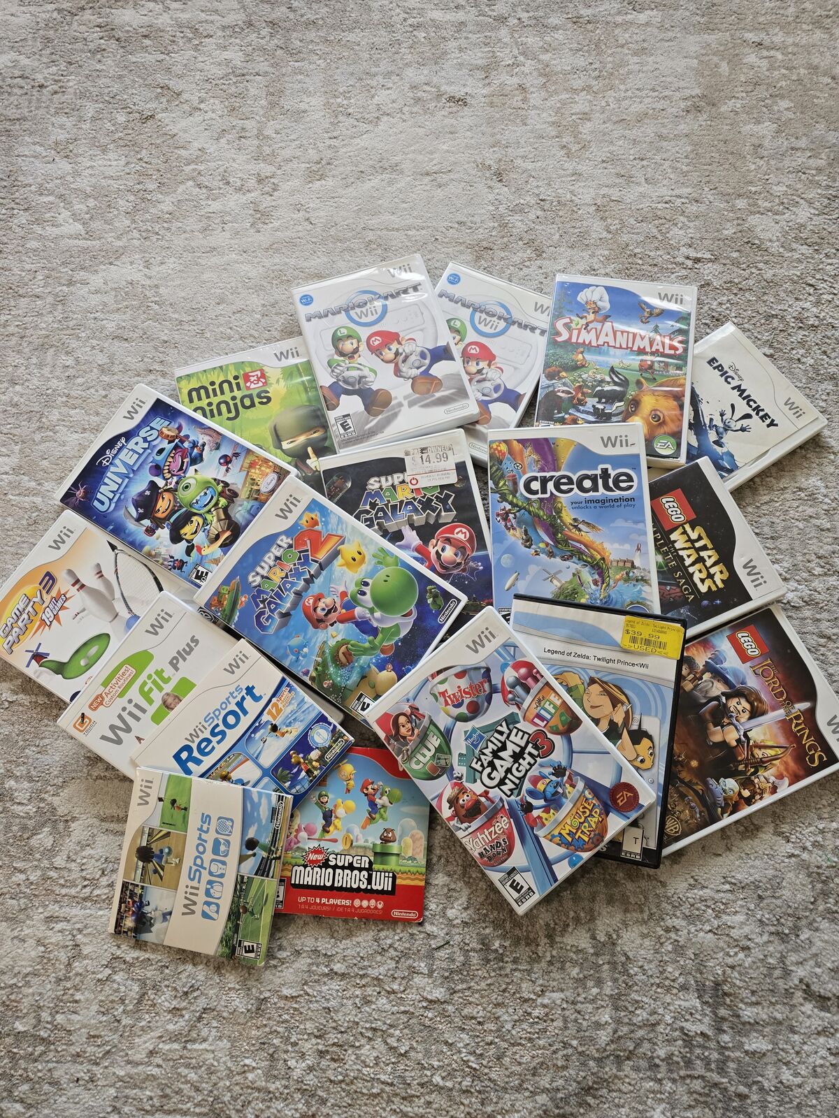 Wii games for sale