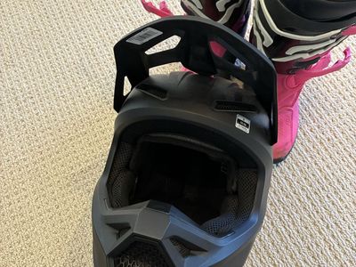 Fox helmet and boots