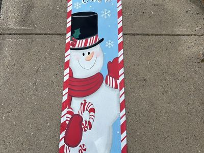 Christmas “Let It Snow” Banner/Flag