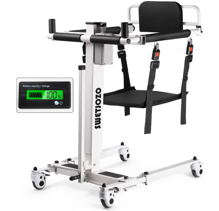 YW07 Electric Patient Lift Transfer Chair for Home 300 lb Capacity