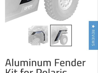 (NIB) DRT Motorsports Aluminum Fender Kit for Polaris 2024+ Xpedition ADV/5