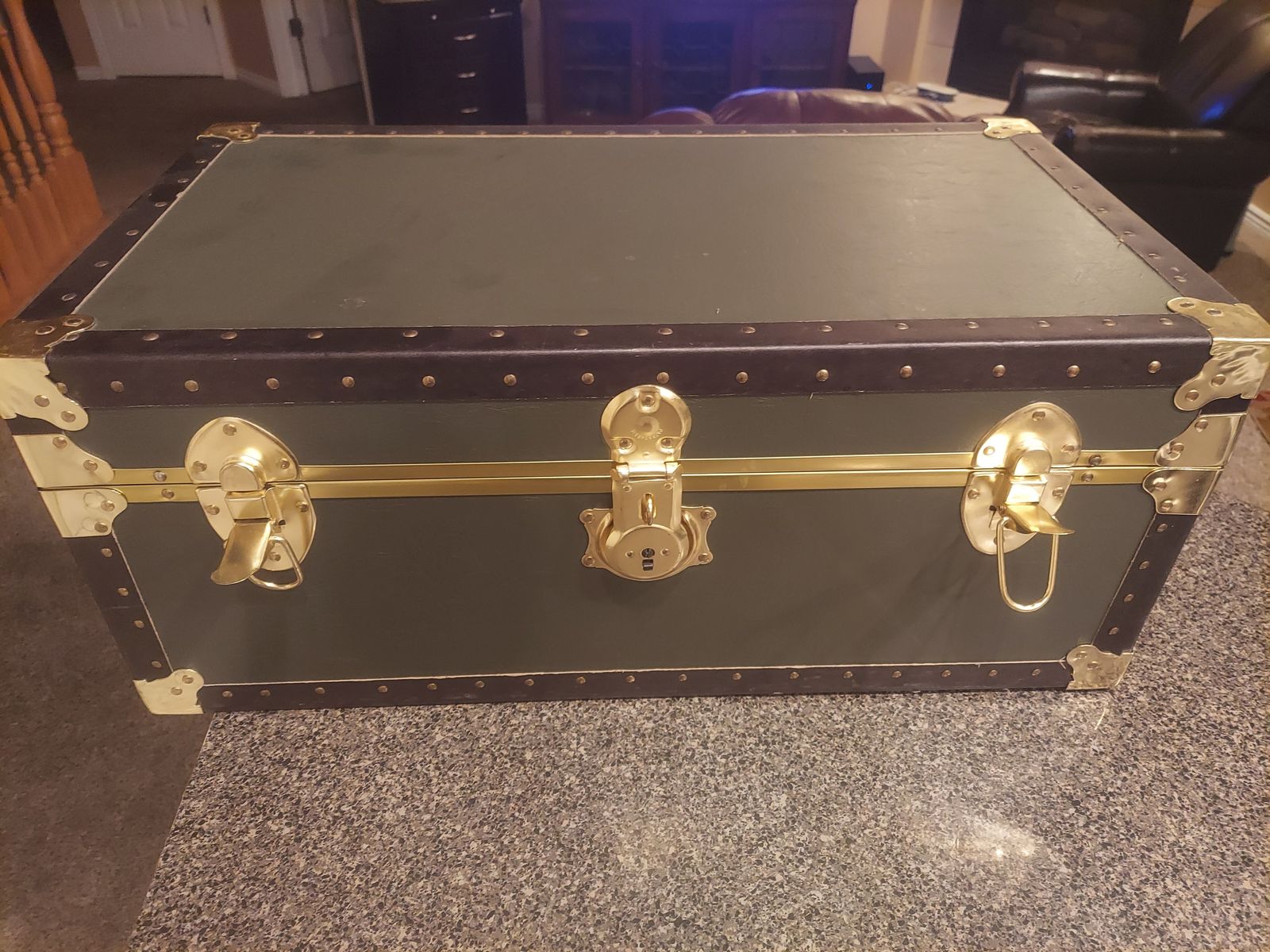Vintage steamer trunk