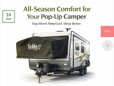 3 gekko Popout RV covers