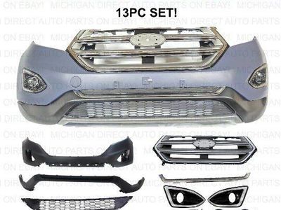 2015-2018 Ford Edge Front Bumper Full Assembly 13PC Set
