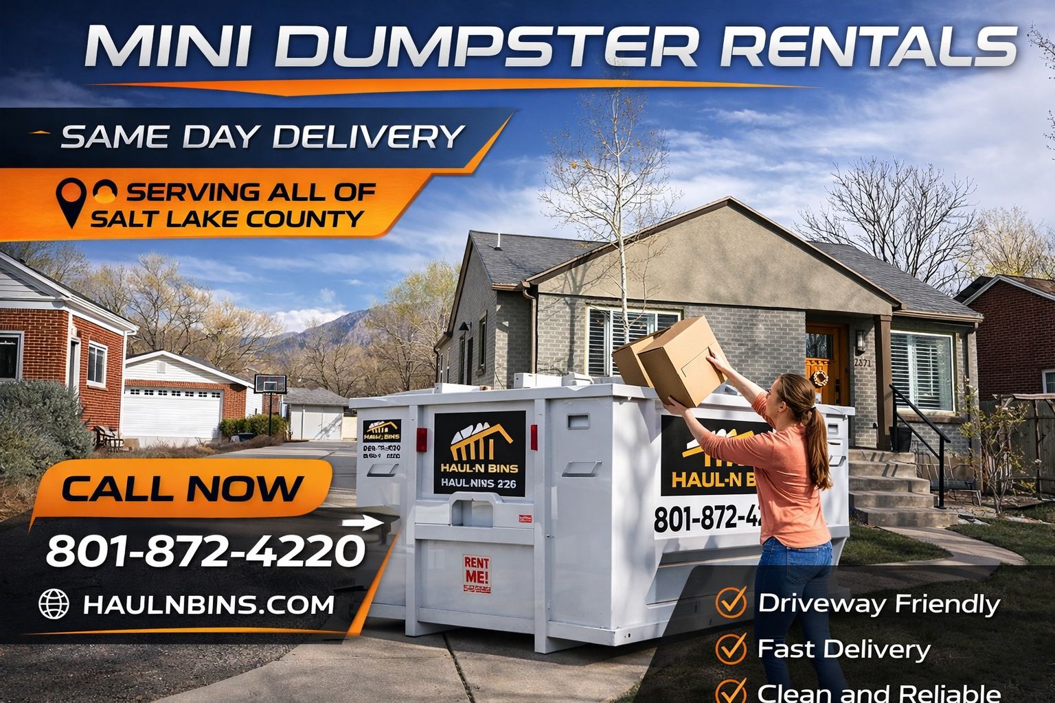 Residential Mini Dumpster