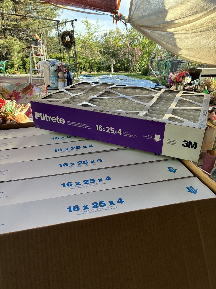 NEW BOX 6 FILTRETE 16x25x4 AC/Furn Filters