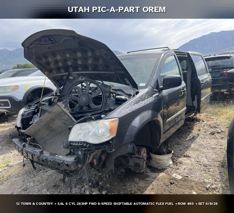 2012 Chrysler Town & Country Parts - UTPAP Orem