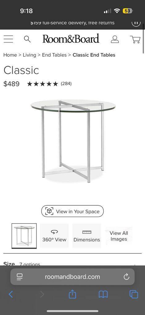 Glass Table Stainless Steel Base Room And Board