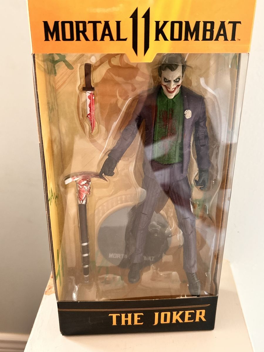 Mortal Kombat 11 The Joker Action Figure McFarlane Toys New In Box Collector's Item