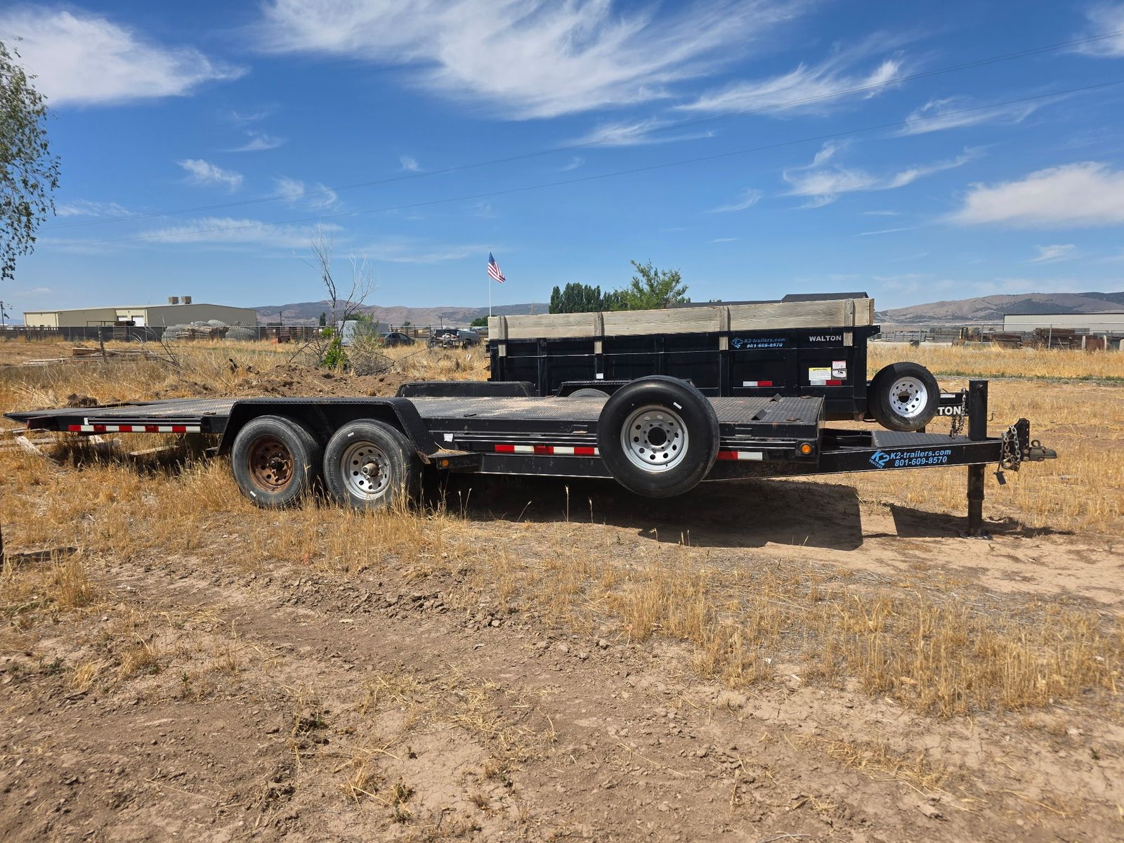 K2 Trailers Utility Trailer Flatbed Equipment Trailer