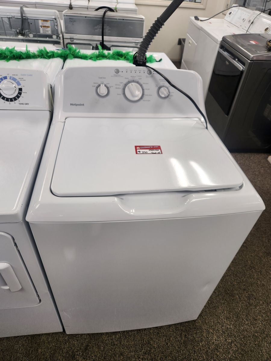 BEAUTIFUL HOTPOINT HE TOPLOAD WASHER! W-WARRANTY