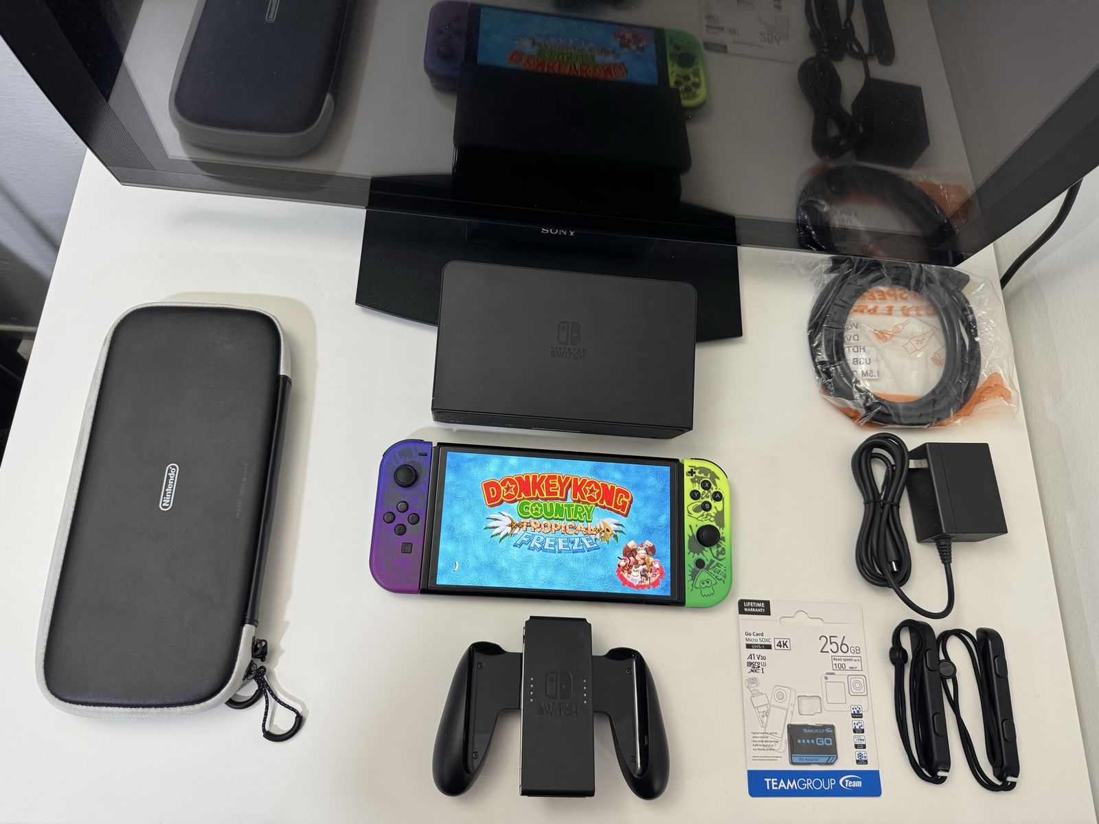 Nintendo Switch Oled Modded 256gb W/ Games