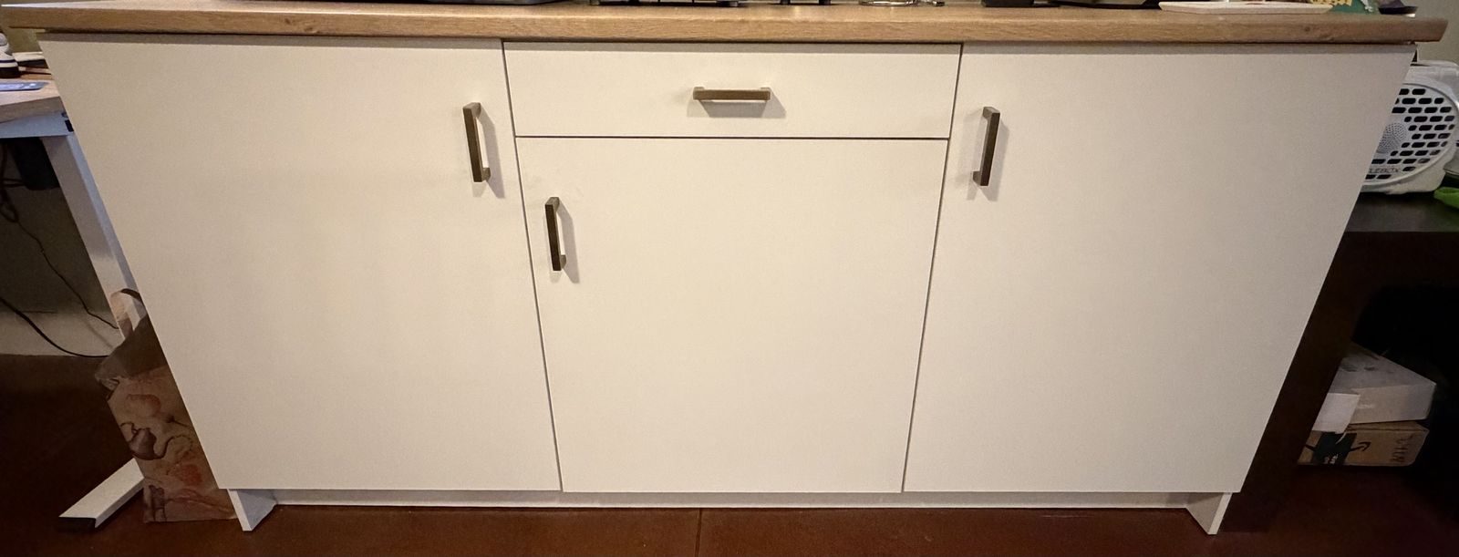 IKEA KNOXHULT Cabinet with doors and drawer