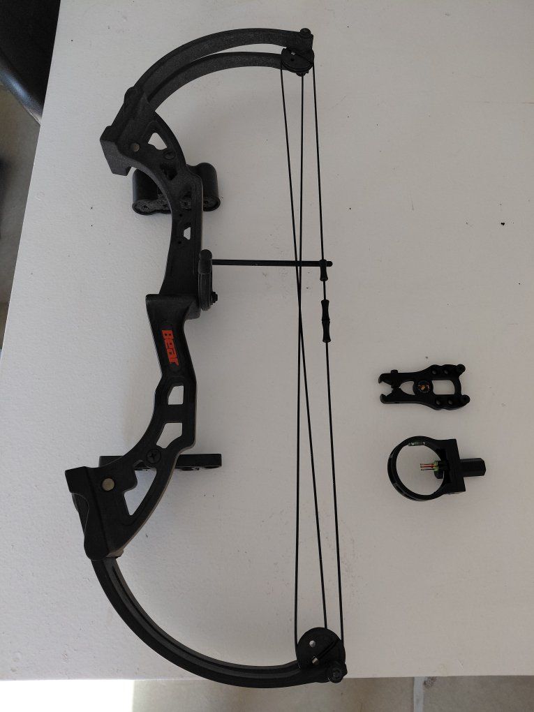 Bear Archery Brave Youth Compound Bow - Black, Right Hand