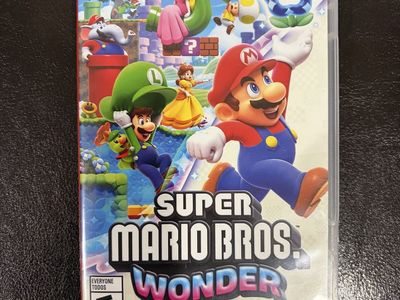 Super Mario Bros. Wonder - Nintendo Switch Game with Case