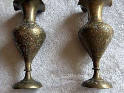 Vintage Brass Vases
