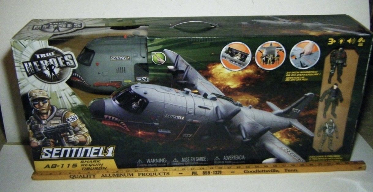 True Heroes Sentinel 1 AB-115 Shark Plane
