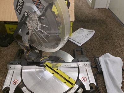 RYOBI 14 Amp Corded 10 in. Compound Miter Saw with LED Cutline Indicator