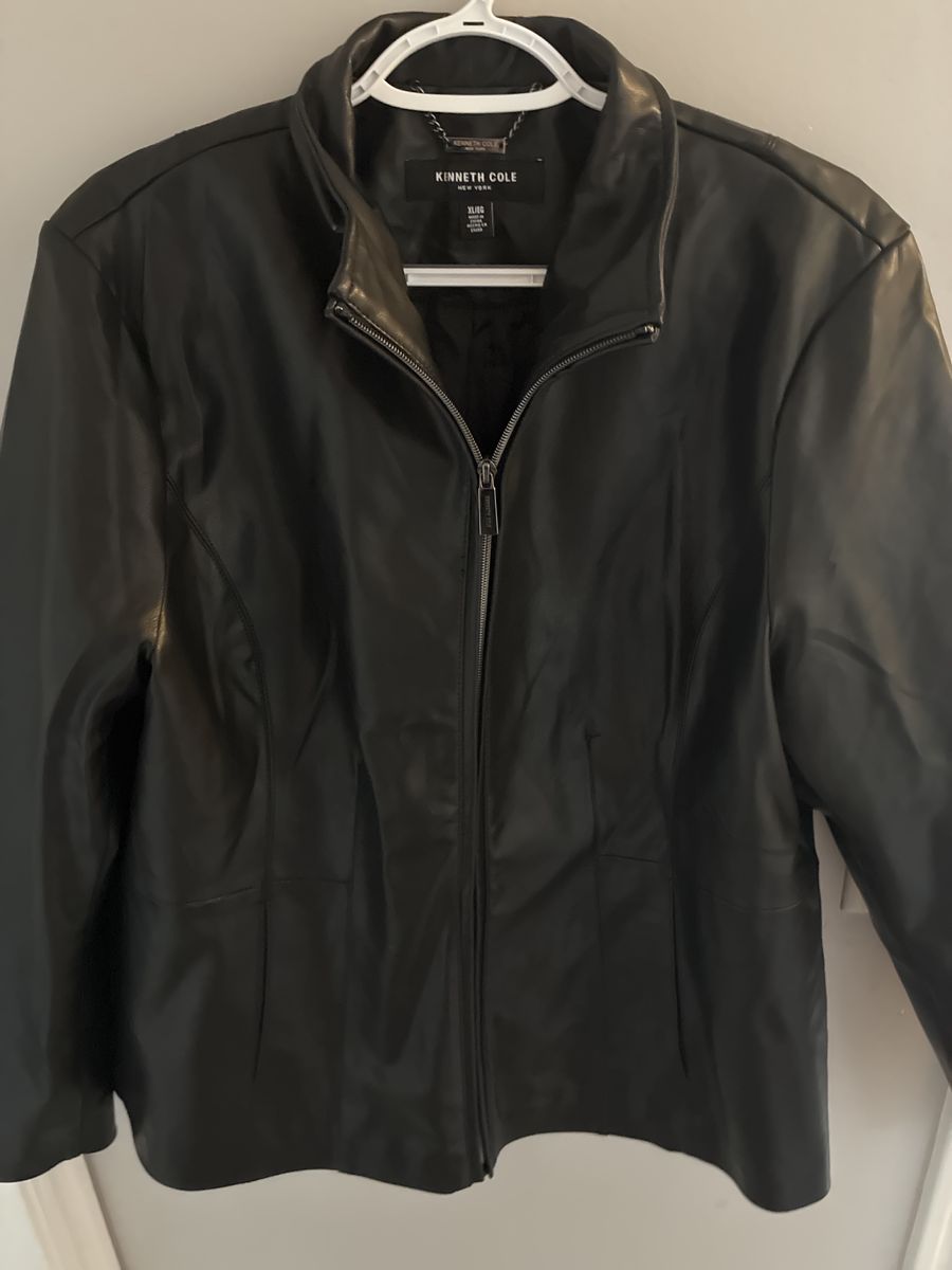 CK leather jacket