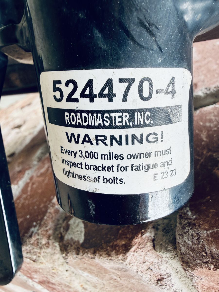 Roadmaster 524470-4 Tow Bar Bracket for RV and Flat Towing