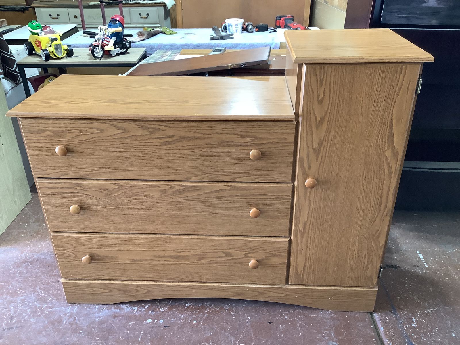 Unique Dresser With Cabinet