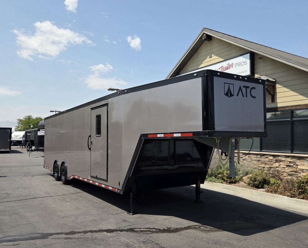 2026 ATC Trailers 8x36 8.5x36 ATC Rom 750G Gooseneck Enclosed Car Hauler Cargo New