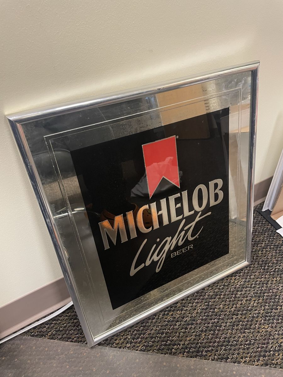 Michelob Beer Sign Framed
