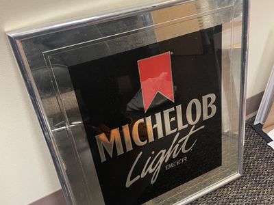 Michelob Beer Sign Framed