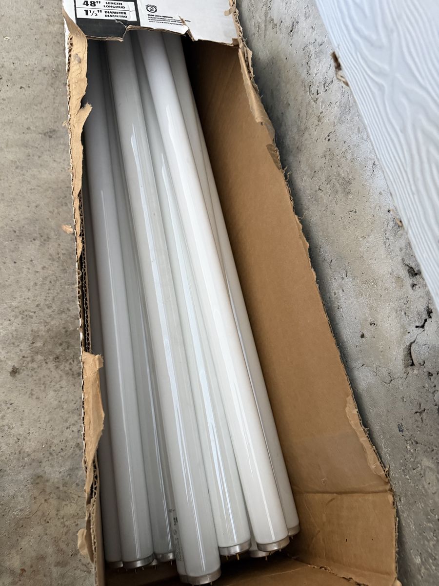 New Set of SYLVANIA Cool White Fluorescent Light Bulbs