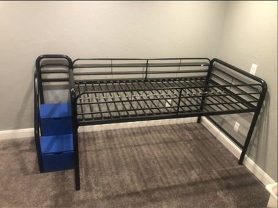 Twin loft, bed frame