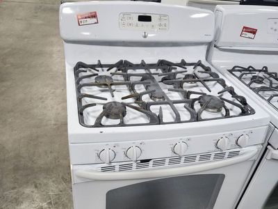 GE Adora 30" White Gas Range w/ 5 Burners & Oven