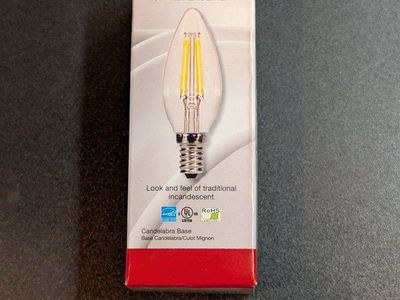 Satco S29922 4W LED Torpedo Bulb 2700K Warm White