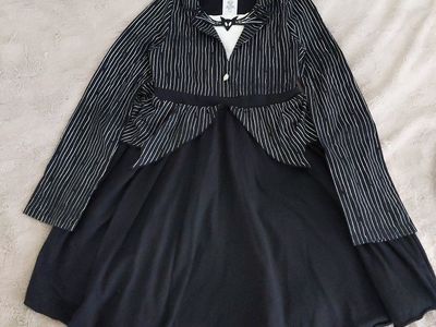 Jack Skellington Costume Dress Girls Size 13/14