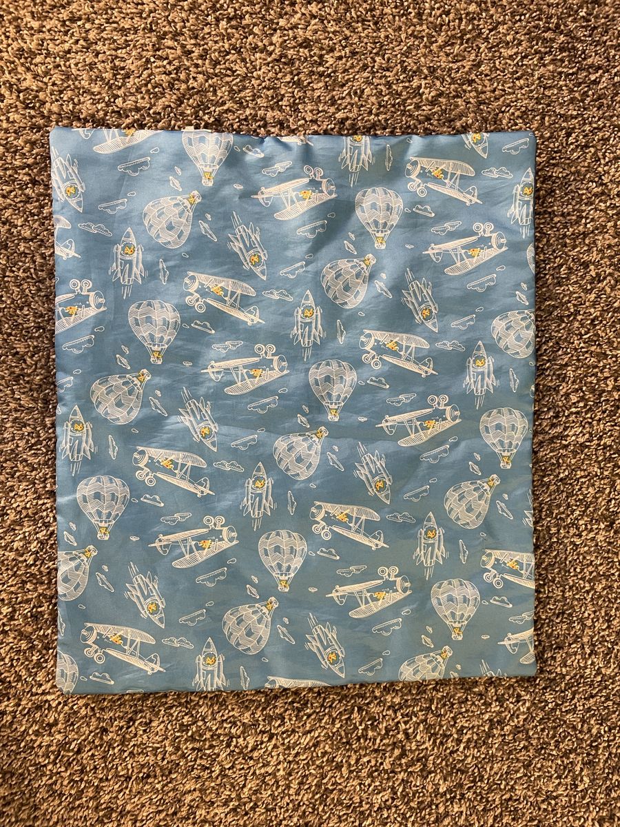 Build-A-Bear Blue Flight Aviation Replacement Blanket Fabric for Fold-Out Chair
