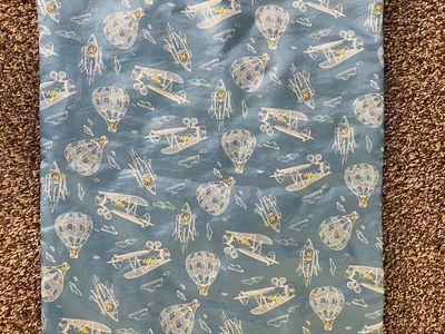 Build-A-Bear Blue Flight Aviation Replacement Blanket Fabric for Fold-Out Chair