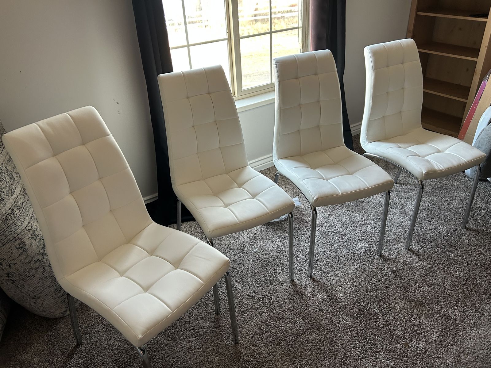 Faux Leather Dining Chairs