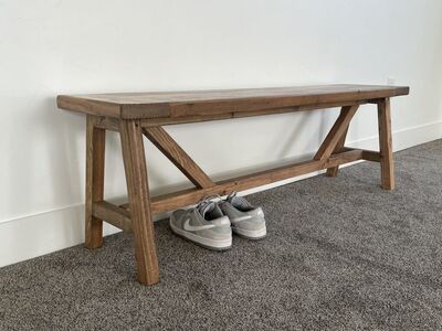 Rustic Wooden Bench