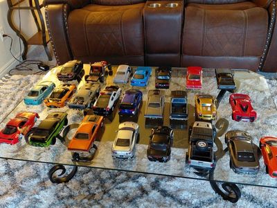 Large Collection of Diecast Model Cars - Various Makes and Models
