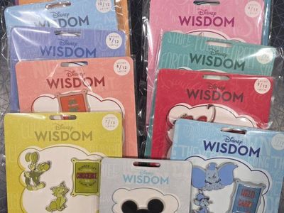 Disney Wisdom 12 Month Pin Collection