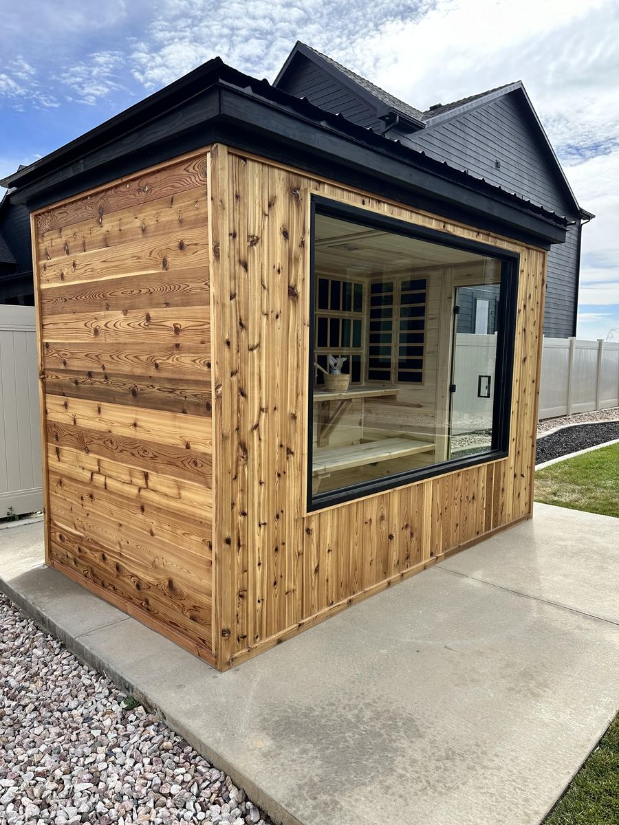 Custom, hand-crafted sauna built just for you