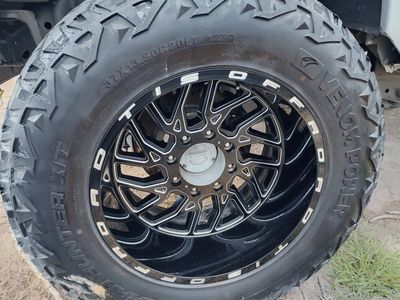 TIS Wheels 20x12 with tires 37x13.5x20 tires