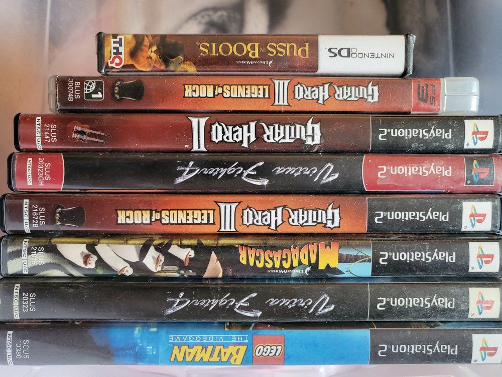 8 game bundle PlayStation Nintendo Ds