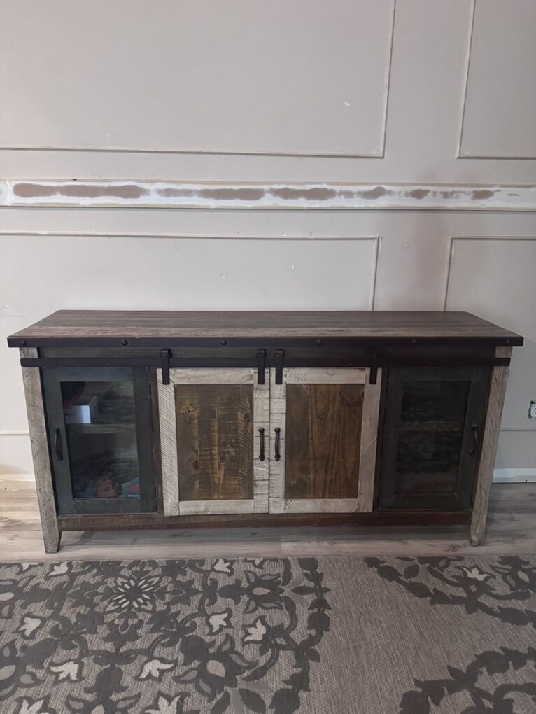 Beautiful Wood TV Stand