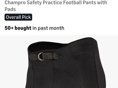 New padded football pants