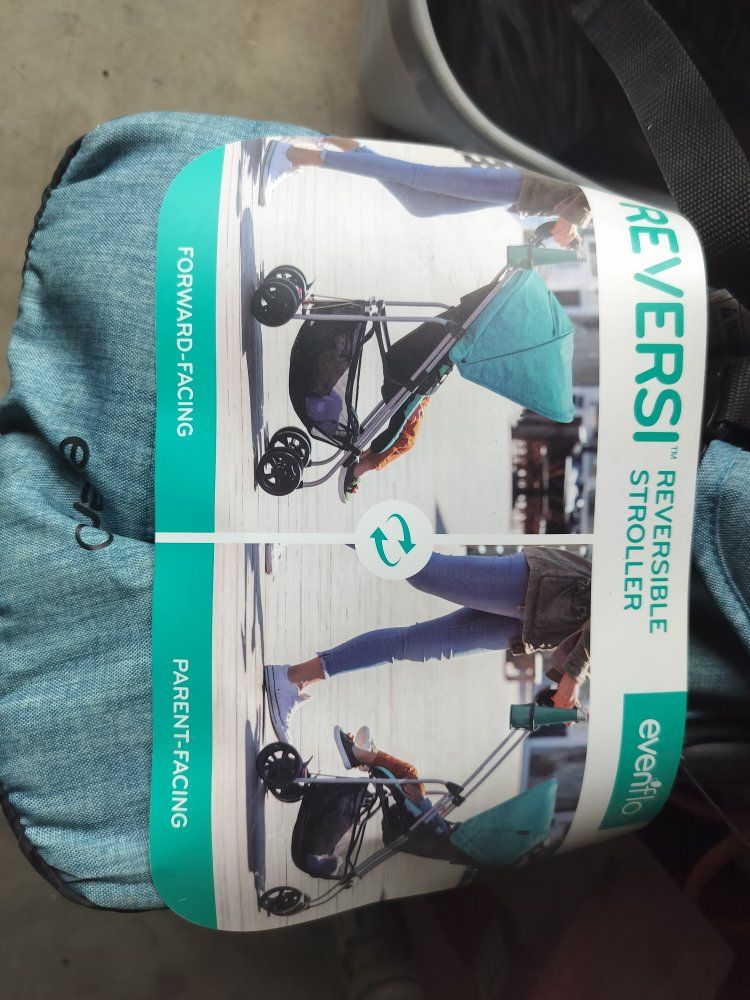 Evenflo Reversi Reversible Stroller - Teal / Blue