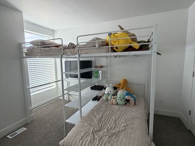 Full Over Twin Bunk Beds with Free Sheets and Bed