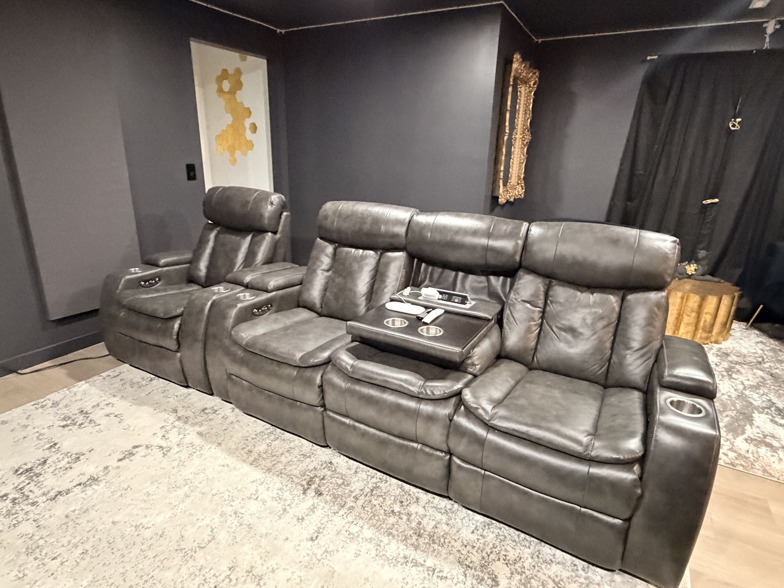 Leather recliners