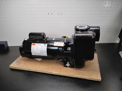 DAYTON Centrifugal Pump 115/230V AC, 90 ft Max Head, 1 1/2 in Compat Intake and Disch