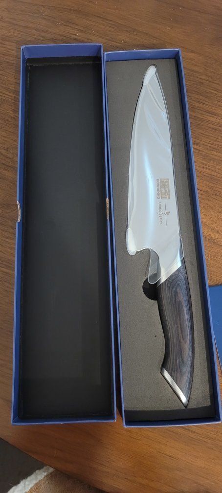 ROCSAROKO Long Series Chef's Knife - New, Unused Kitchen Tool with Ergonomic Handle
